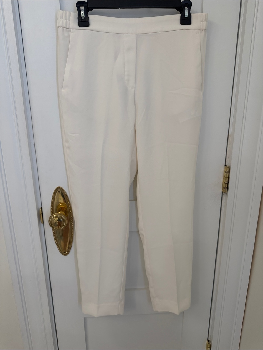 J Crew factory Jamie pants in cream - M